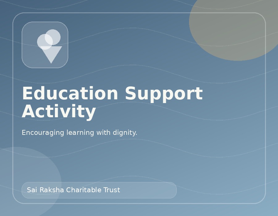 Education support activity by Sai Raksha