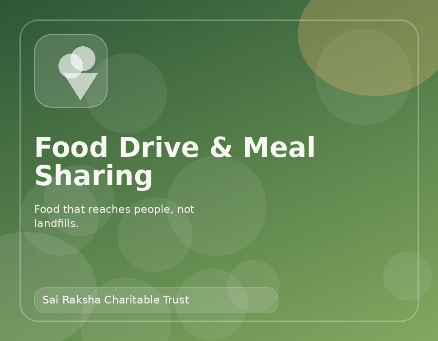 Food drive and meal sharing